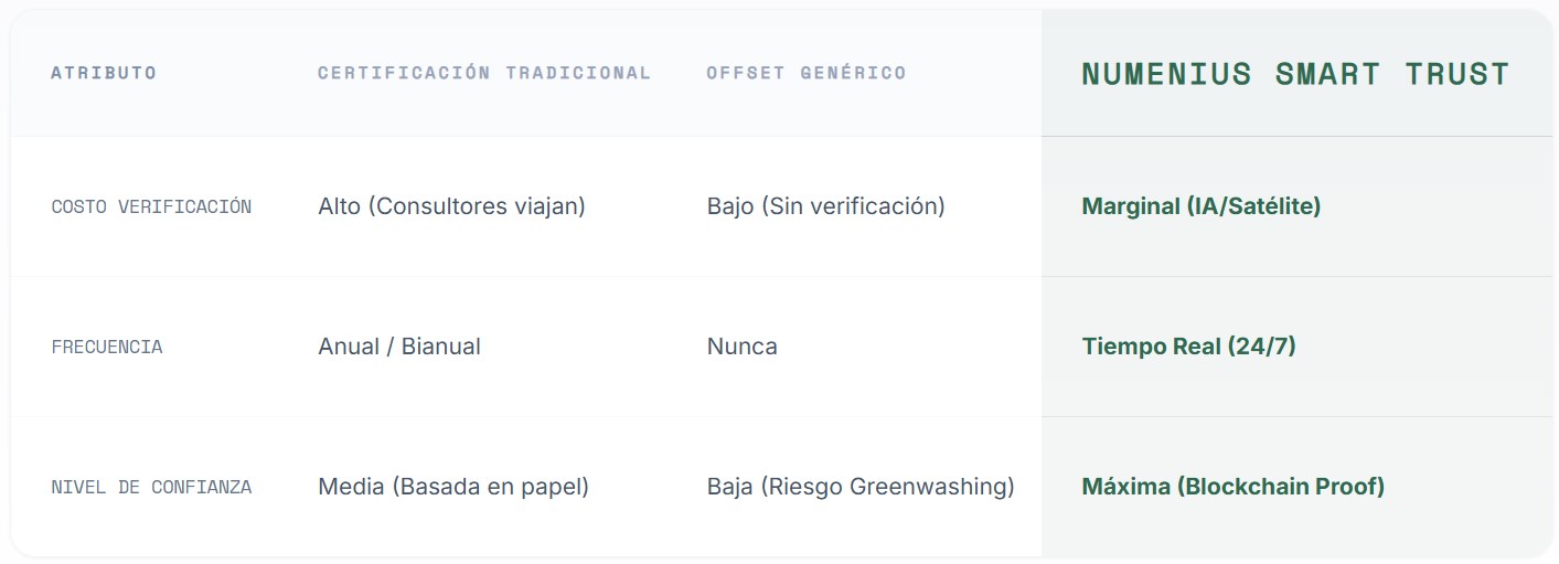 tabla comparativa